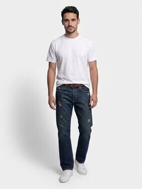 501 distressed Levi\ 501 Jeans 33X30